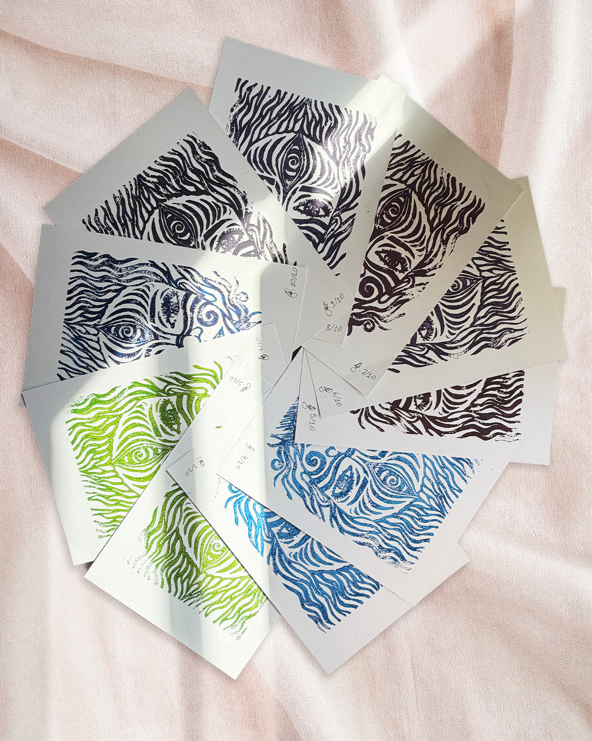 "Brave" Artwork: Lino-cut Print - Limited Series - Signed & Numbered
