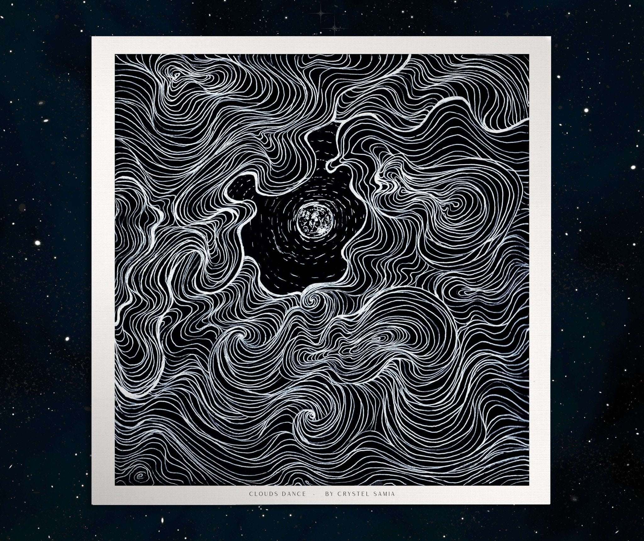 Black & White: Line Art & Dotwork - Crystel Samia Universe