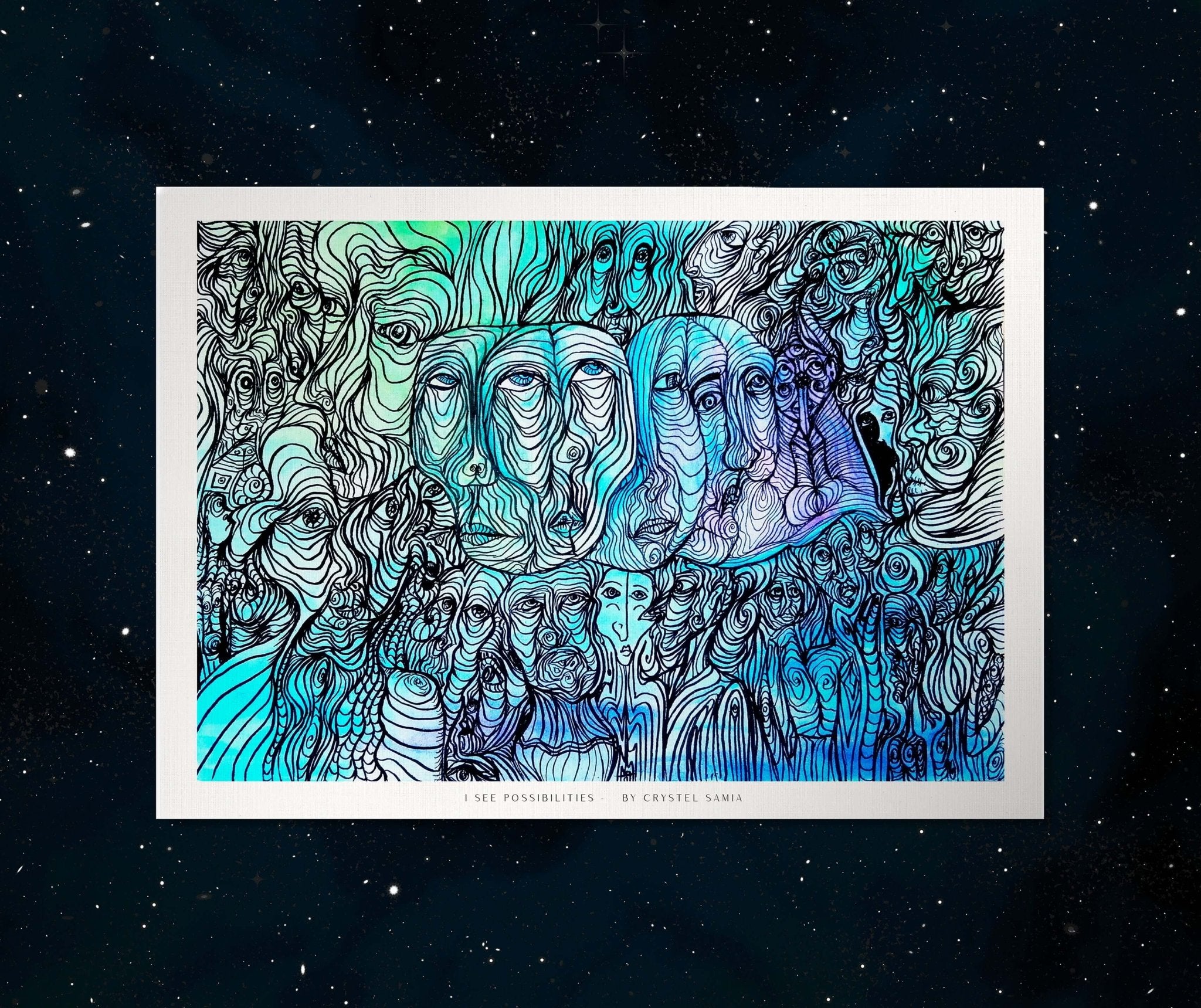 Limited Art Prints - Crystel Samia Universe