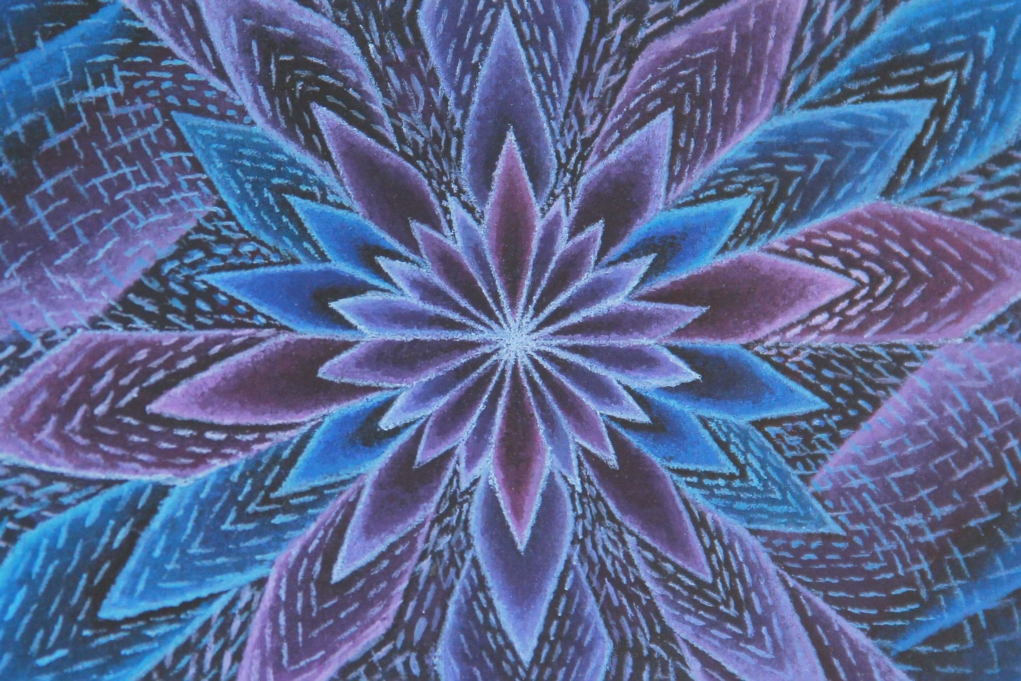 Original Acrylic on Canvas Paper - Crystel Samia Universe