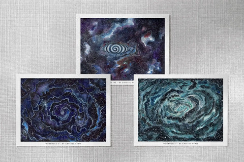 3 Art Prints Bundle: Space Landscape - Bundles