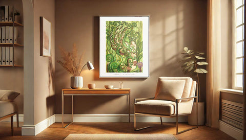 Harmony - Limited Print from Original Hand-Painted Watercolor Artwork - Crystel Samia Universe