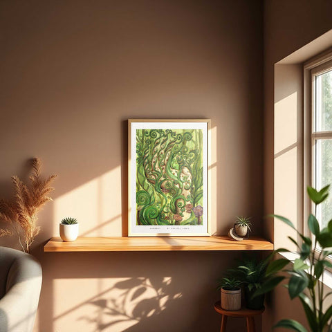 Harmony - Limited Print from Original Hand-Painted Watercolor Artwork - Crystel Samia Universe