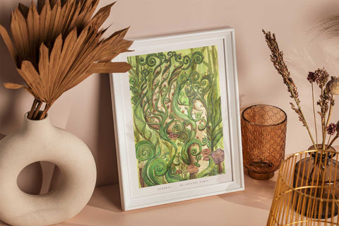 Harmony - Limited Print from Original Hand-Painted Watercolor Artwork - Crystel Samia Universe