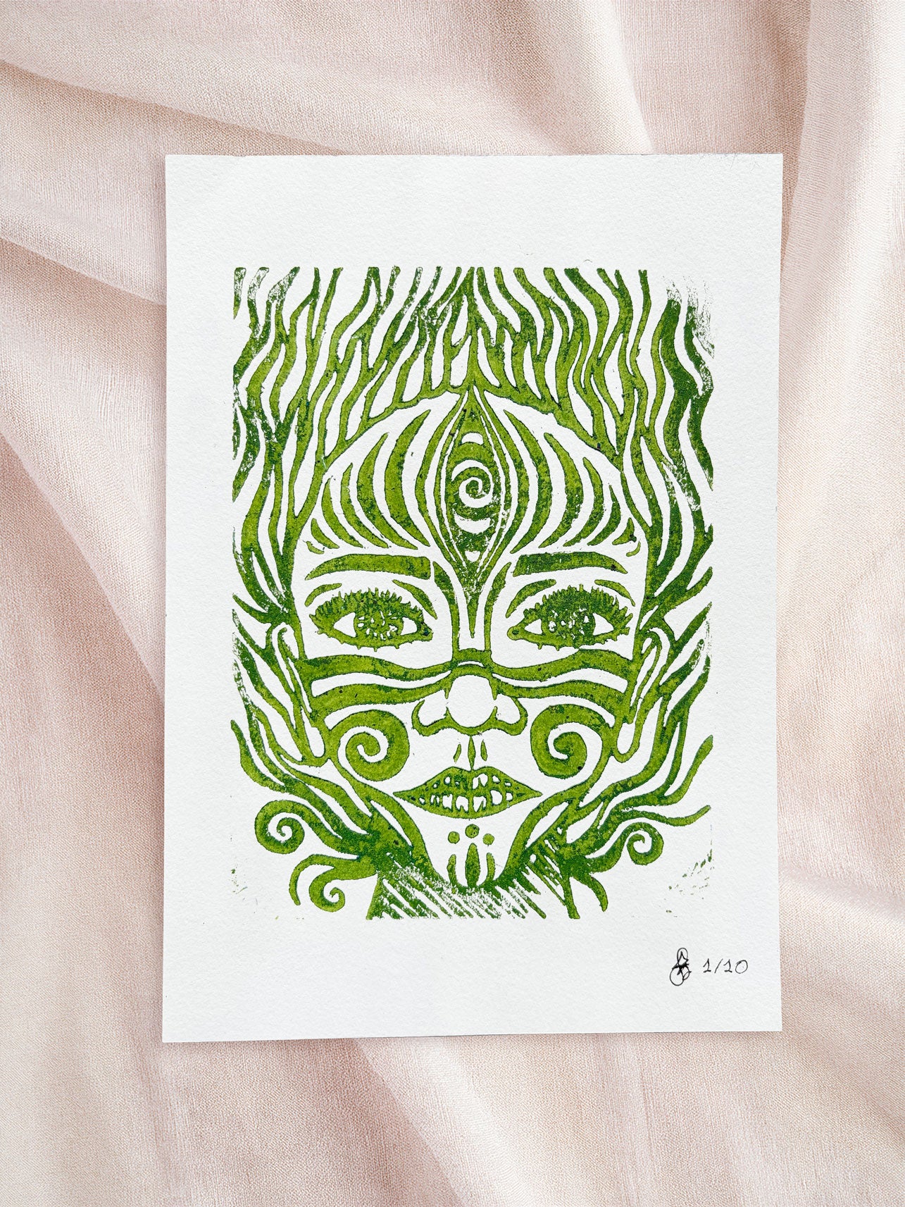 Lino-cut Print - Limited Series - Signed & Numbered 1/10