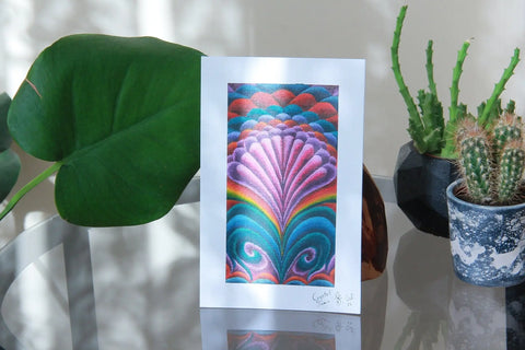 A Spell for Beauty - Original Acrylic on Canvas Paper | Framed - Original Acrylic on Paper