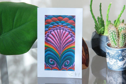 A Spell for Beauty - Original Acrylic on Canvas Paper | Framed - Original Acrylic on Paper