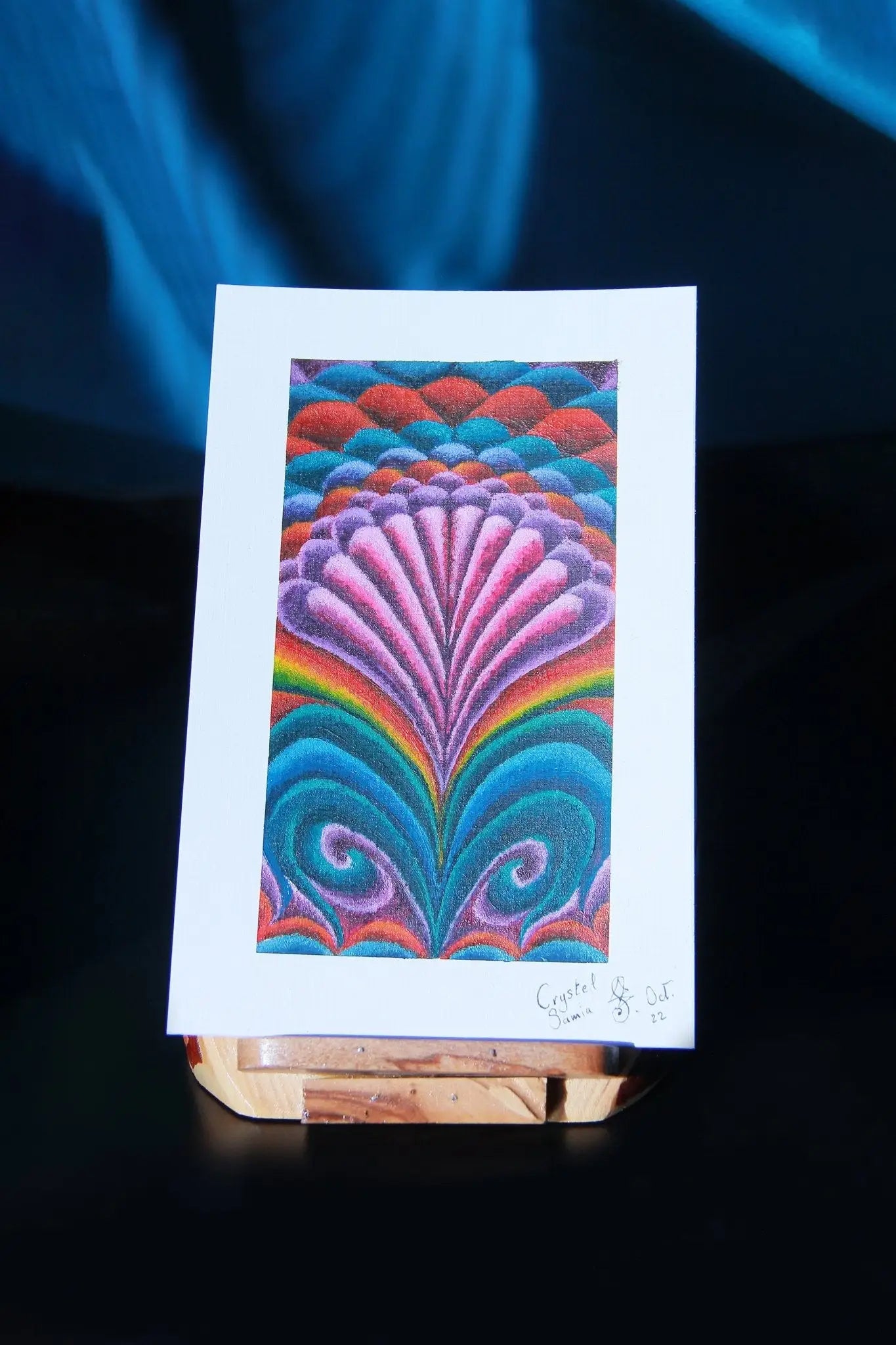 A Spell for Beauty - Original Acrylic on Canvas Paper | Framed - Original Acrylic on Paper