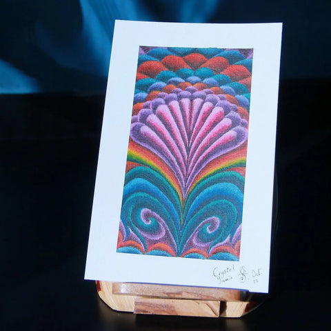 A Spell for Beauty - Original Acrylic on Canvas Paper | Framed - Original Acrylic on Paper