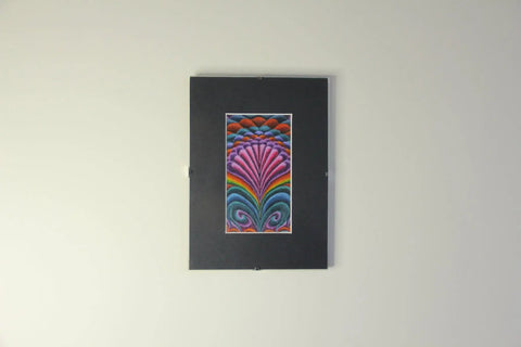 A Spell for Beauty - Original Acrylic on Canvas Paper | Framed - Original Acrylic on Paper