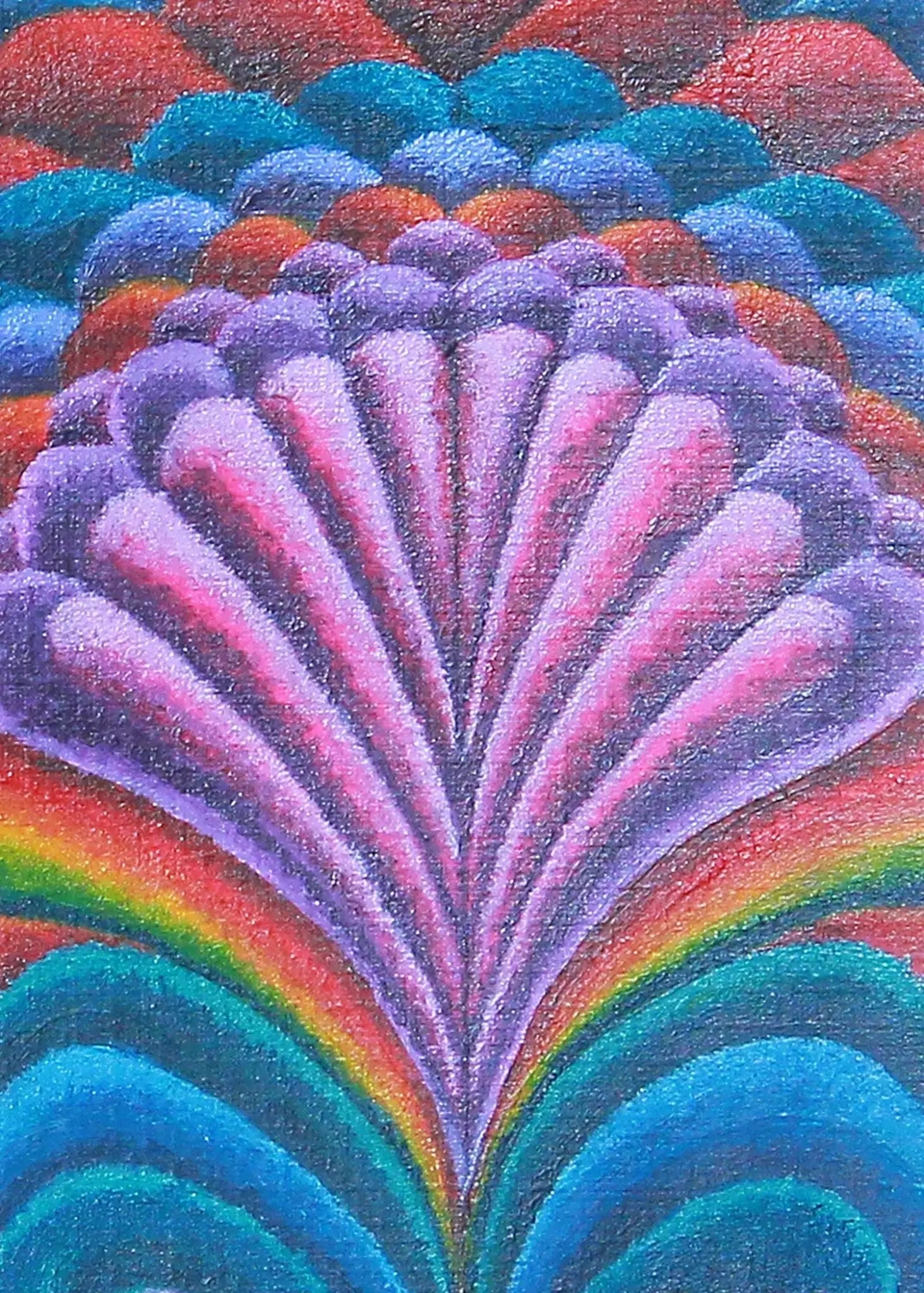 A Spell for Beauty - Original Acrylic on Canvas Paper | Framed - Original Acrylic on Paper