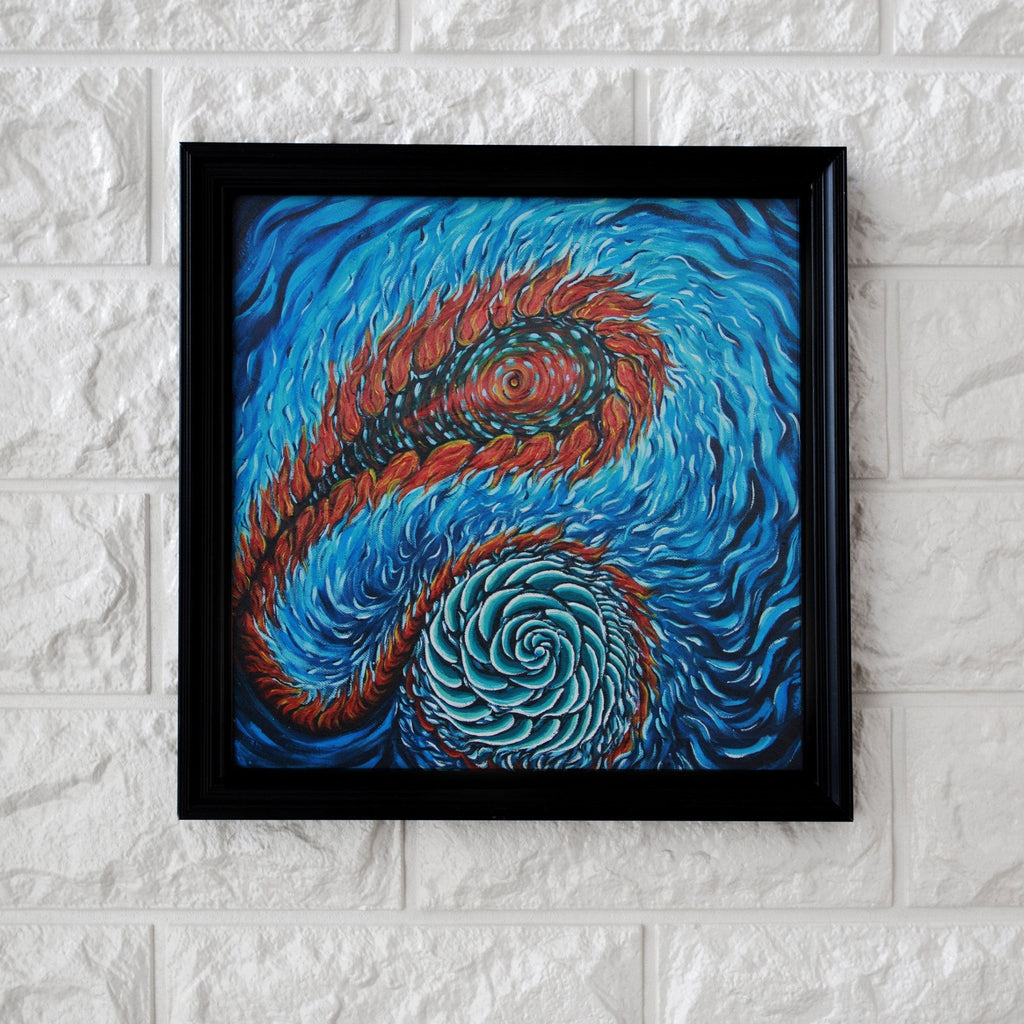 Collective Consciousness - Limited Art Print from Original Acrylic on Canvas Painting - Crystel Samia Universe - 