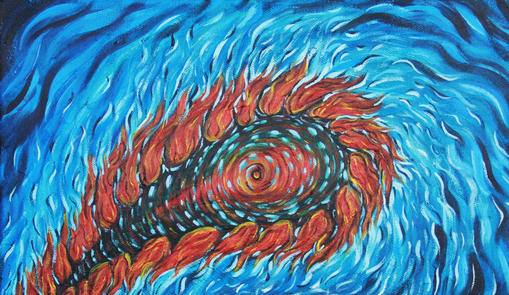 Collective Consciousness - Limited Art Print from Original Acrylic on Canvas Painting - Crystel Samia Universe - 