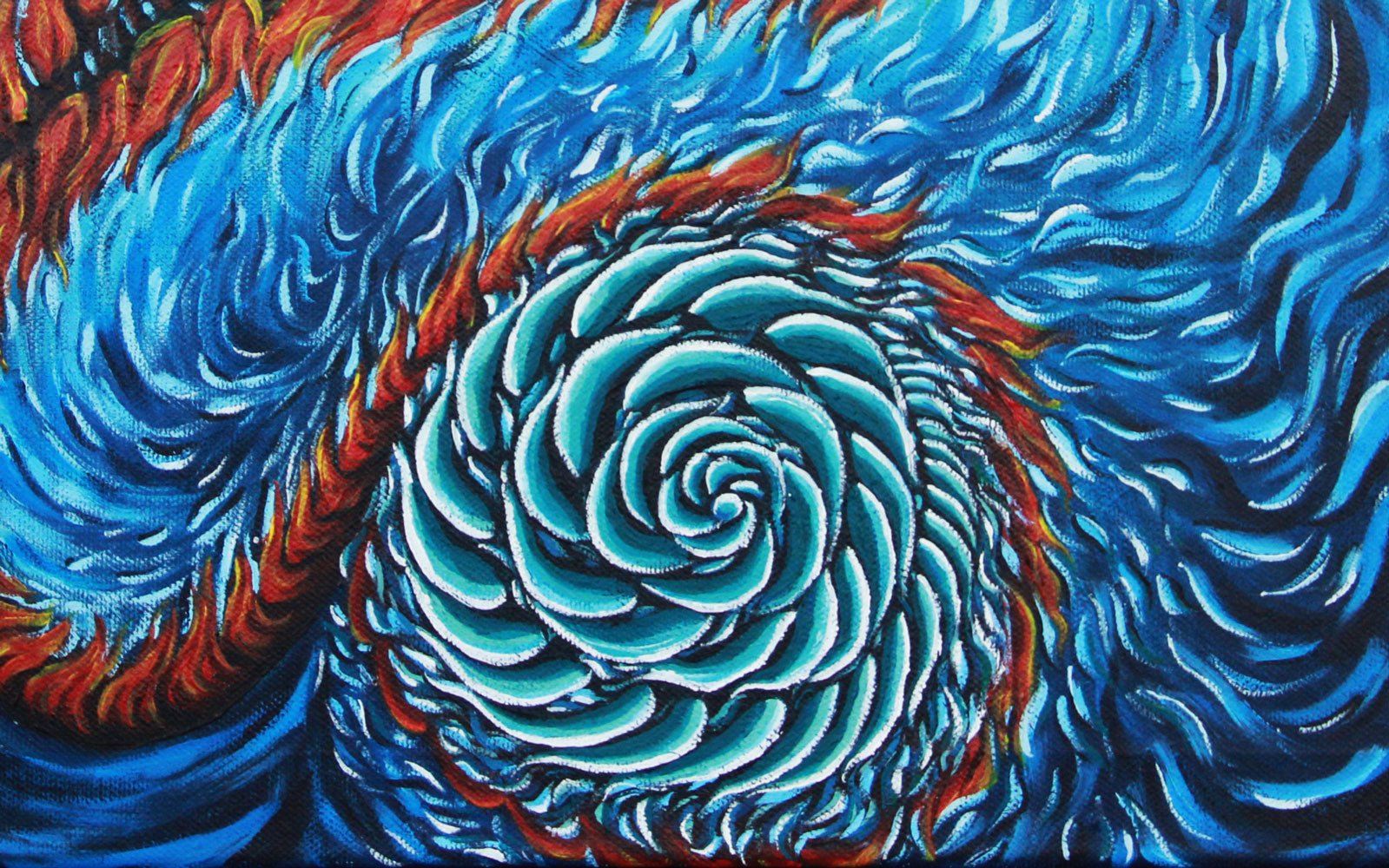 Collective Consciousness - Limited Art Print from Original Acrylic on Canvas Painting - Crystel Samia Universe - 