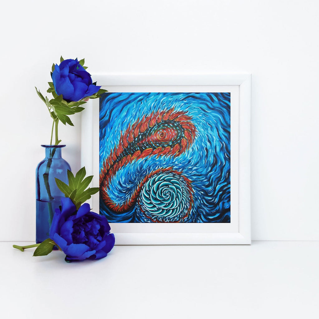 Collective Consciousness - Limited Art Print from Original Acrylic on Canvas Painting - Crystel Samia Universe - 
