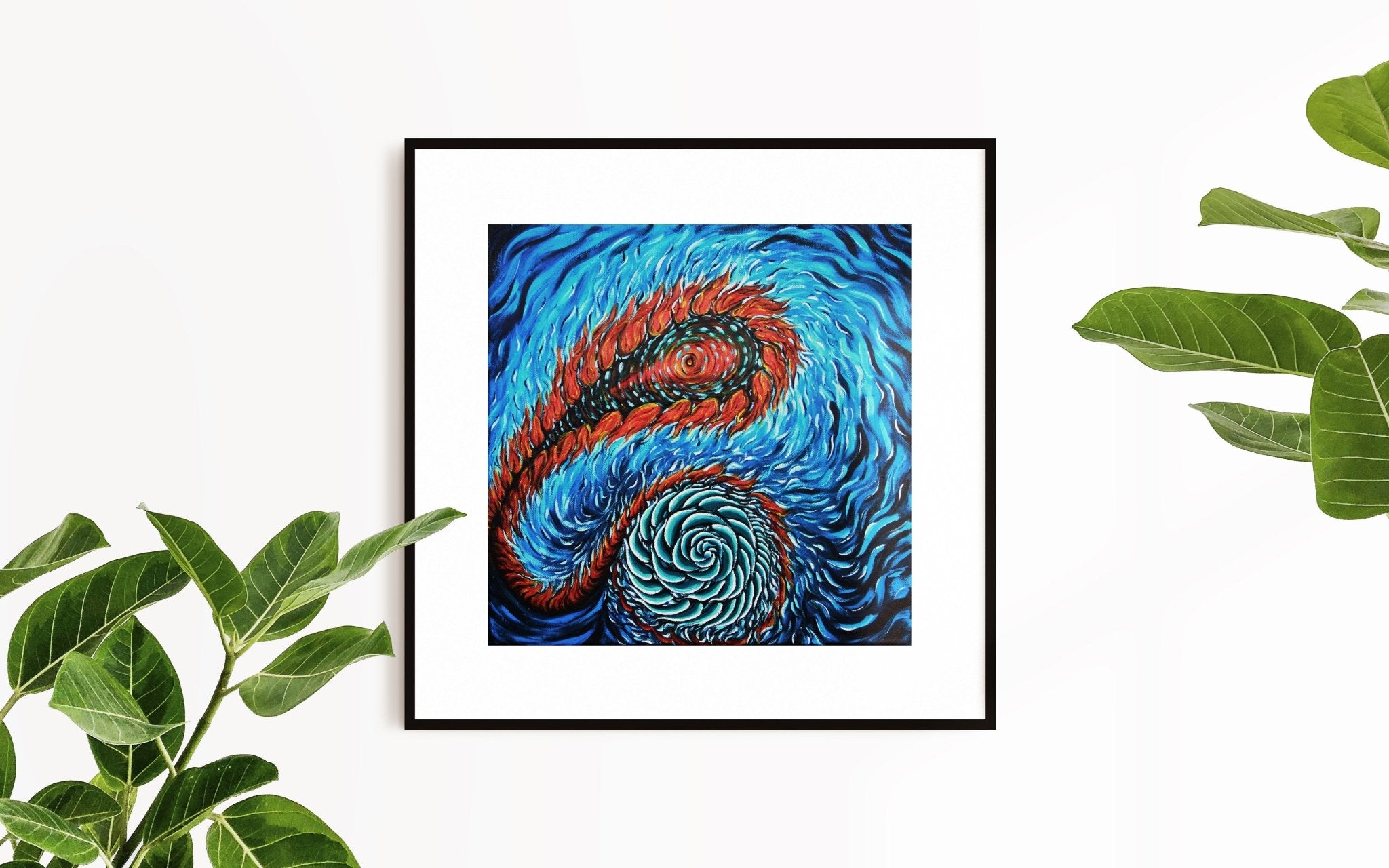 Collective Consciousness - Limited Art Print from Original Acrylic on Canvas Painting - Crystel Samia Universe - 