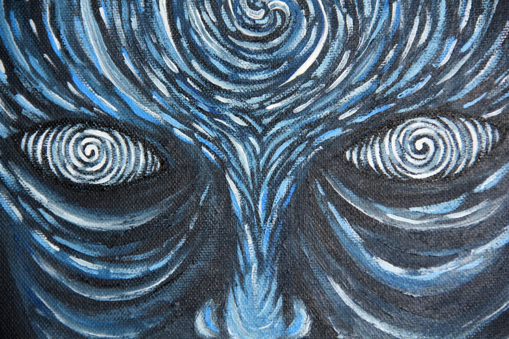 Inner Vision - Acrylic on Canvas 30x40 cm, Original Painting - Crystel Samia Universe - Original Acrylic on Canvas - 