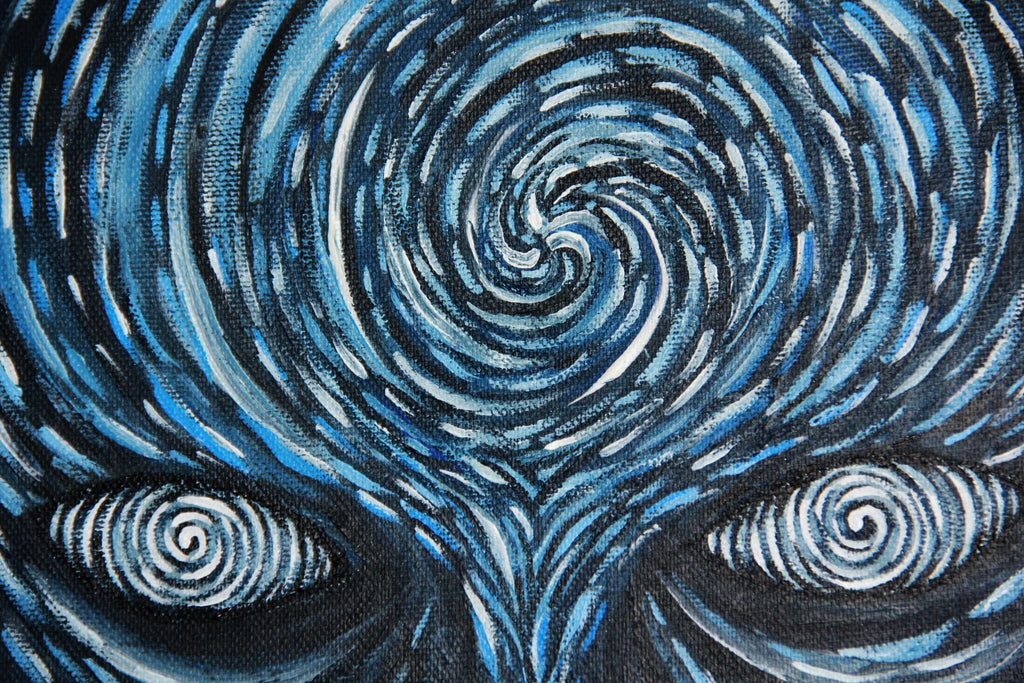 Inner Vision - Acrylic on Canvas 30x40 cm, Original Painting - Crystel Samia Universe - Original Acrylic on Canvas - 