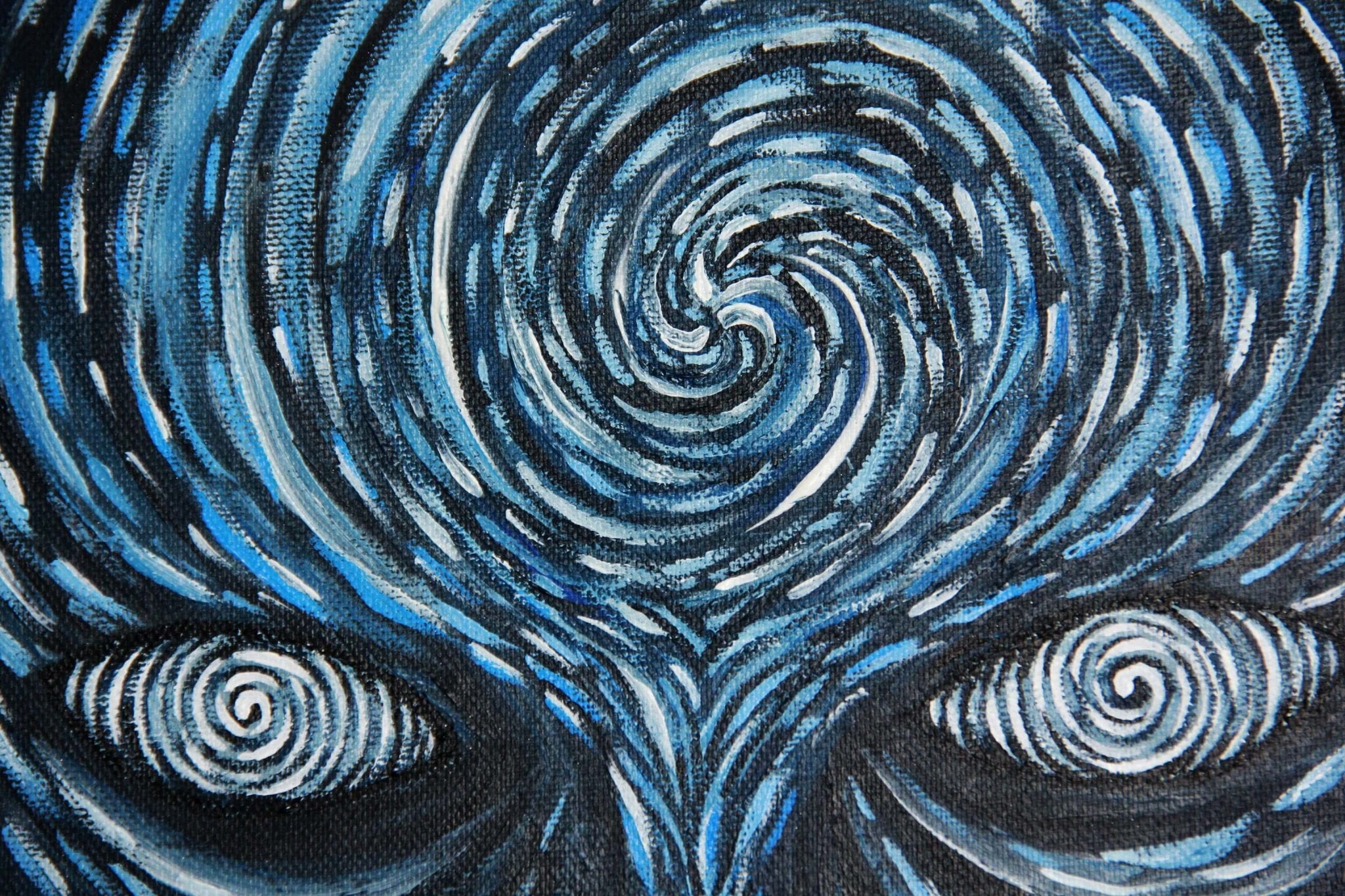 Inner Vision - Acrylic on Canvas 30x40 cm, Original Painting - Crystel Samia Universe - Original Acrylic on Canvas - 
