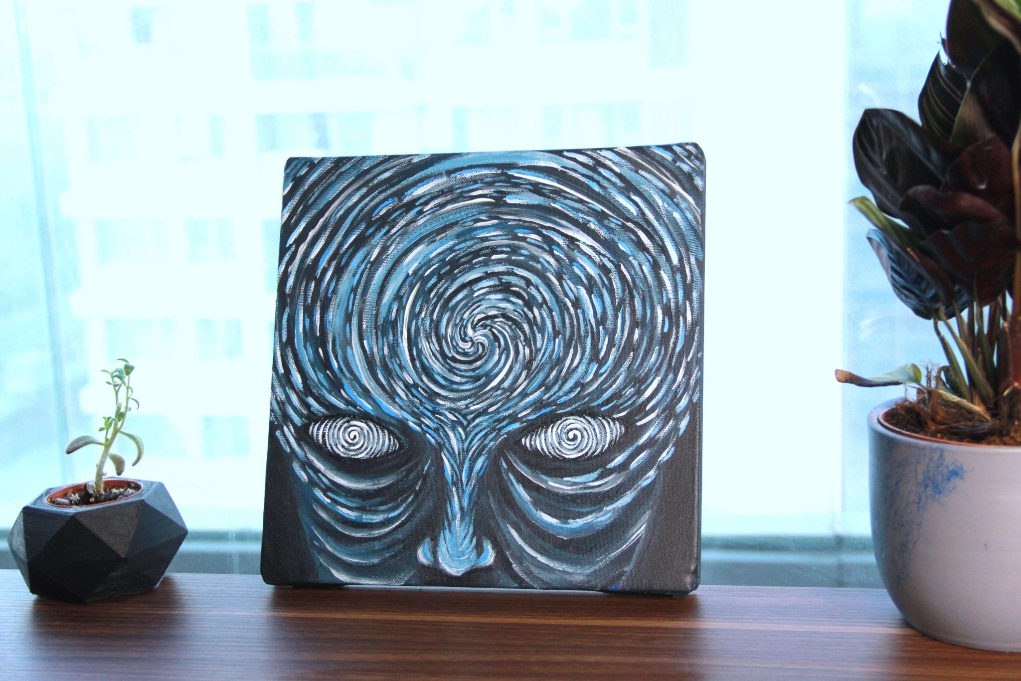 Inner Vision - Acrylic on Canvas 30x40 cm, Original Painting - Crystel Samia Universe - Original Acrylic on Canvas - 