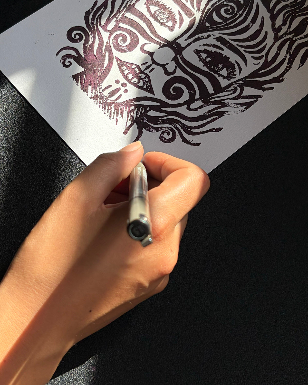 Lino-cut Print - Limited Series - Signed & Numbered 10/10