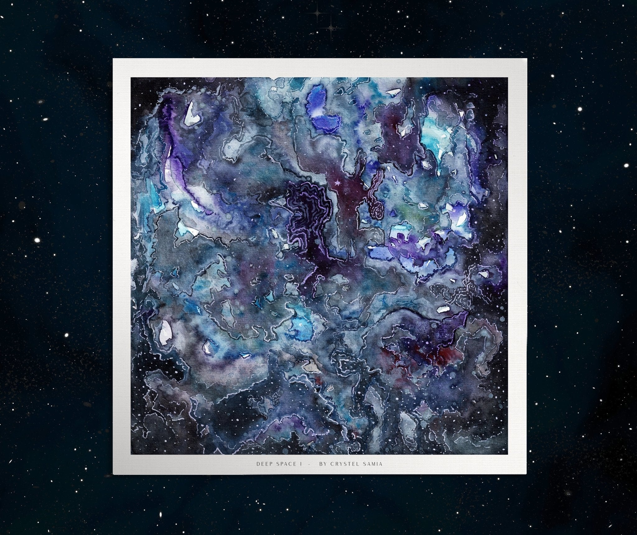 Space Art Prints: 3 Art Prints Bundle - Space Portrait - Crystel Samia Universe - Bundles - 