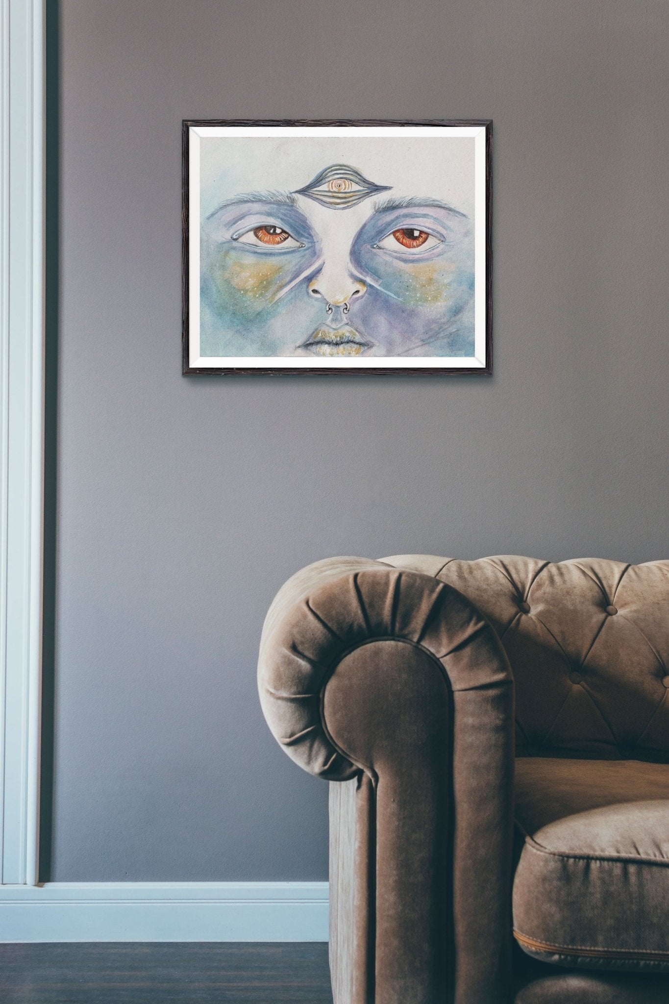 Sparkl - Limited Art Print from Original hand painted watercolor Artwork - Crystel Samia Universe - Art Print - 