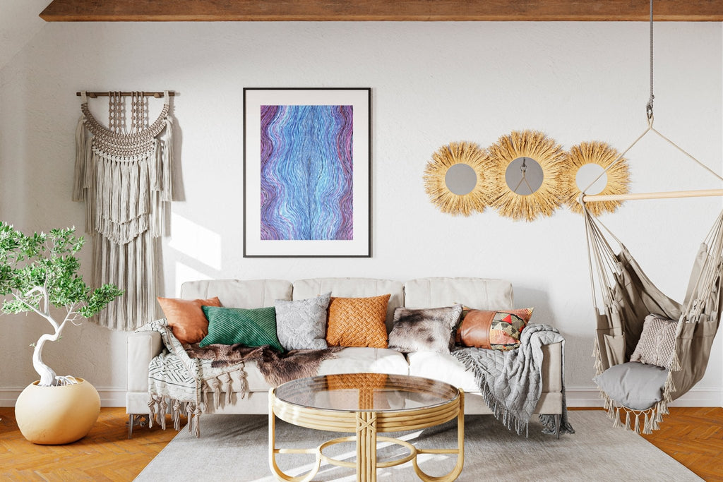 The Gate - Limited Prints from Original Hand - Painted Acrylic Ink on Recycled Paper - Crystel Samia Universe - Art Print - 