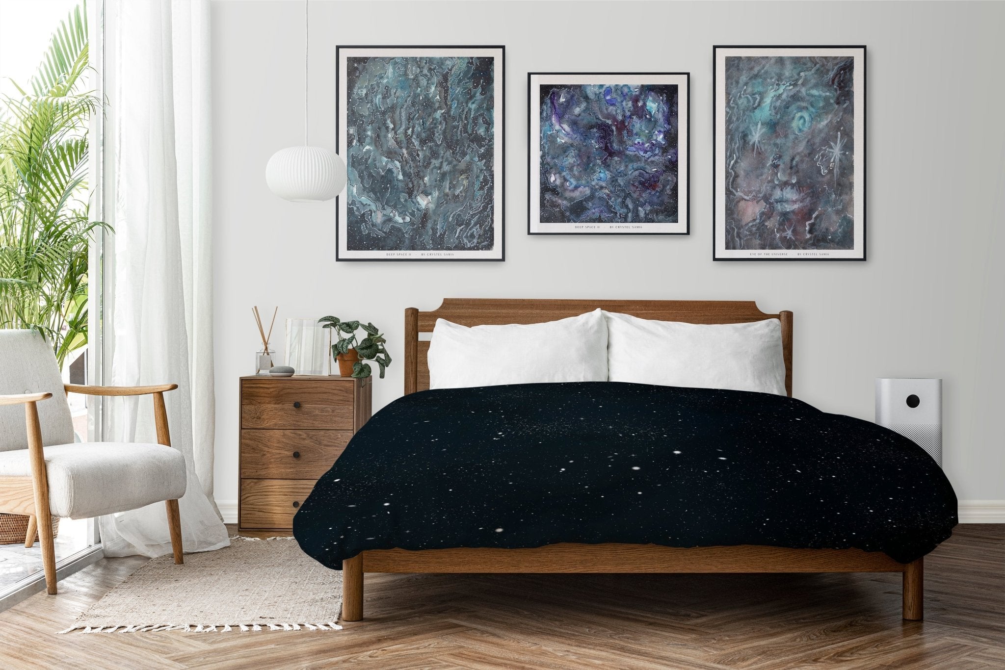 Space Art Prints: 3 Art Prints Bundle - Space Portrait - Crystel Samia Universe - Bundles - 